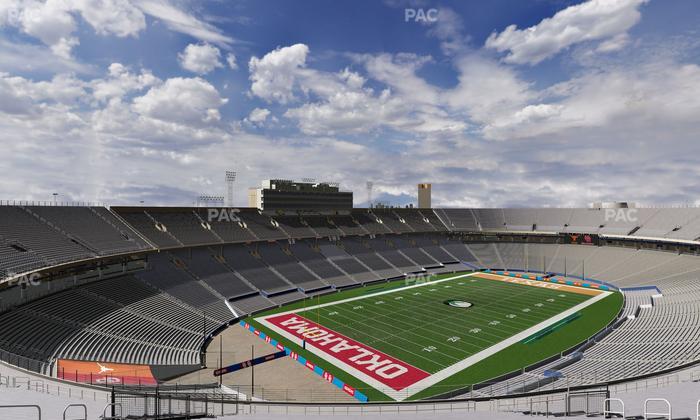 Cotton Bowl Stadium - Section 135 Seat View