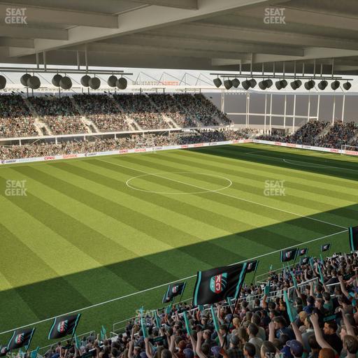 CPKC Stadium - Section North Perch Seat View