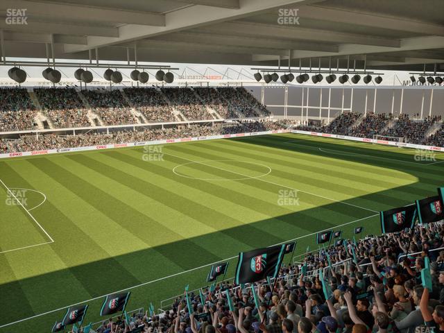 CPKC Stadium - Section North Perch Seat View