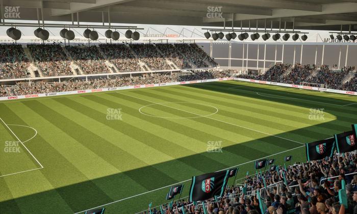 CPKC Stadium - Section North Perch Seat View