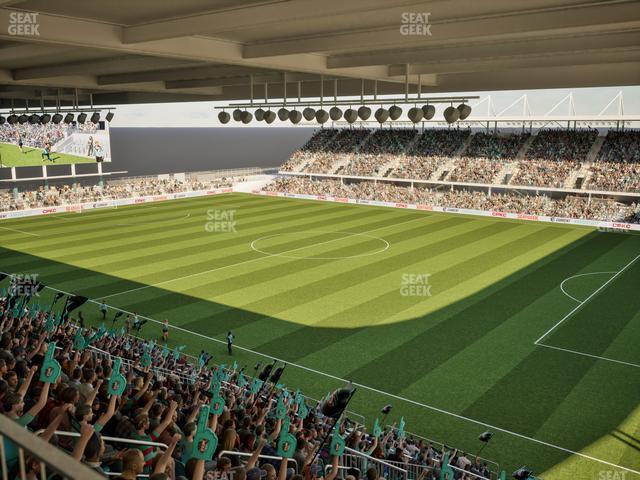 CPKC Stadium - Section South Perch Seat View