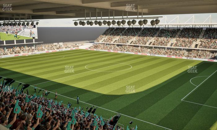 CPKC Stadium - Section South Perch Seat View