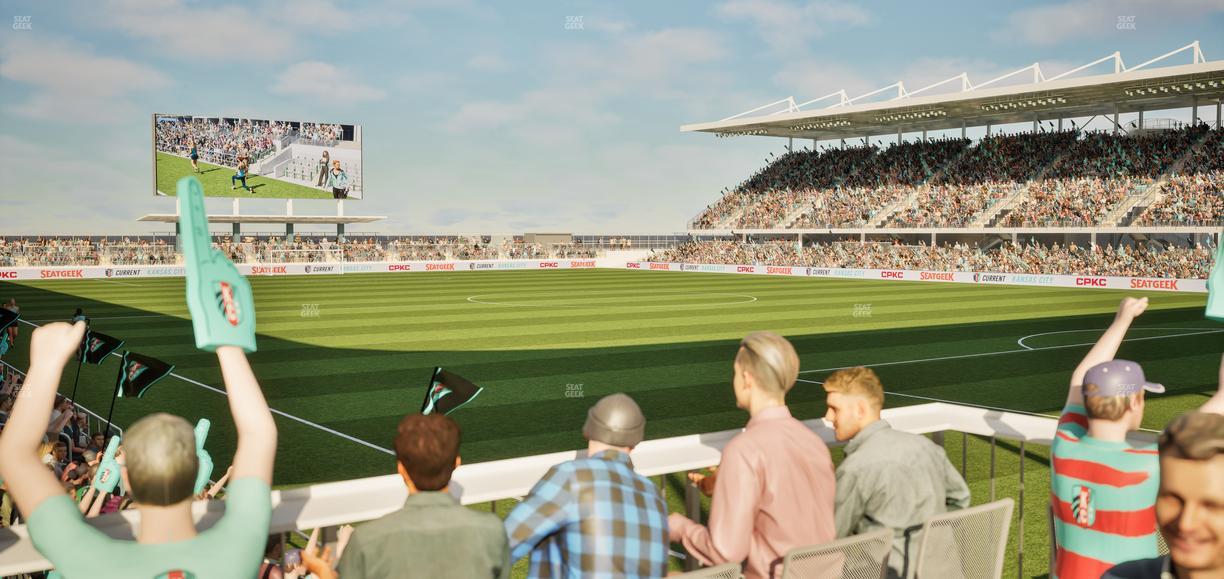 CPKC Stadium - Section Southwest Party Deck Seat View