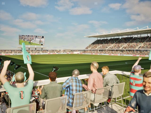 CPKC Stadium - Section Southwest Party Deck Seat View