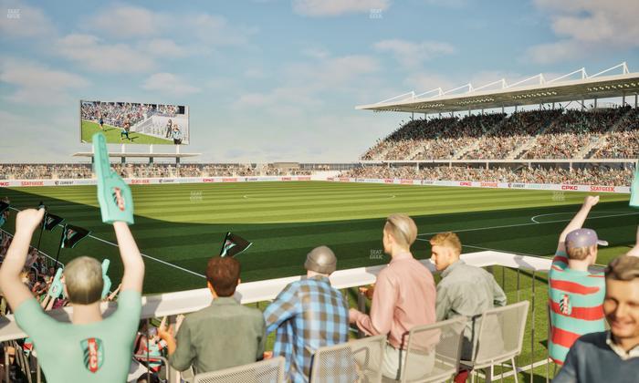 CPKC Stadium - Section Southwest Party Deck Seat View
