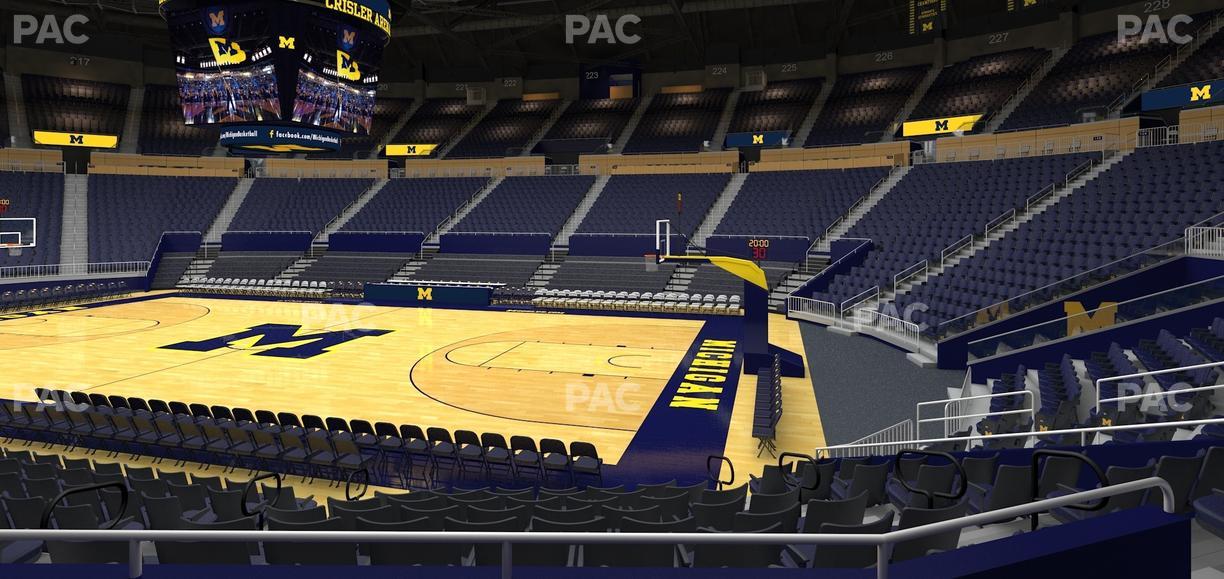 Crisler Center - Section 101 Seat View