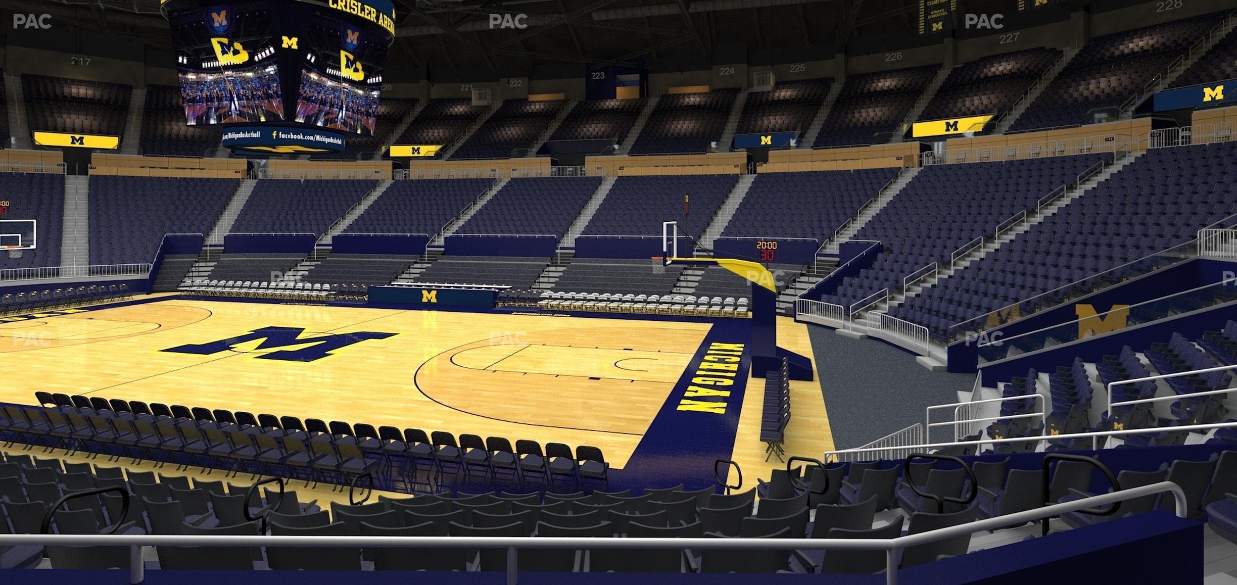 Crisler Center - Section 101 Seat View