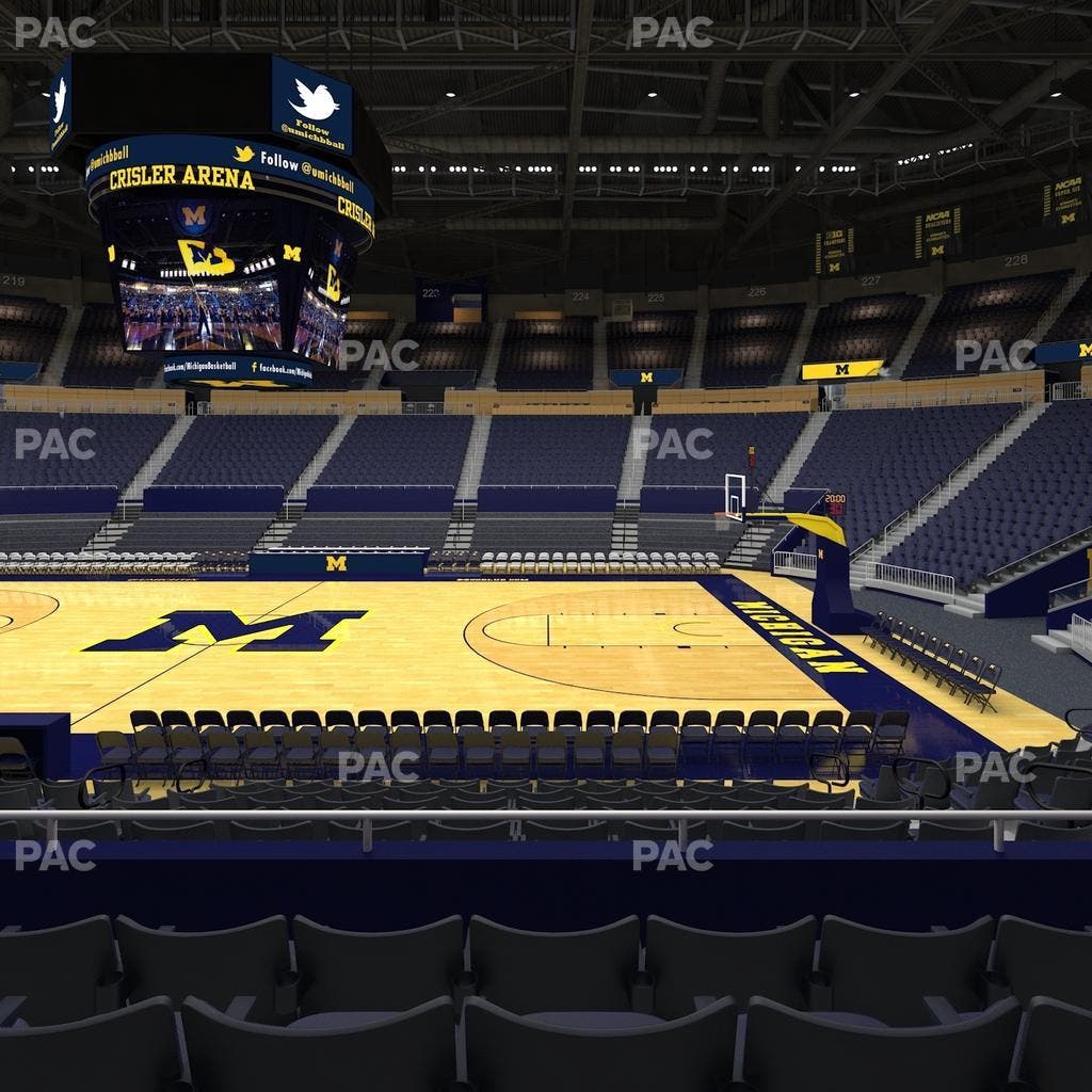 Crisler Center - Section 104 Seat View