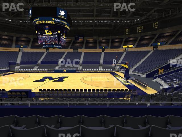 Crisler Center - Section 104 Seat View