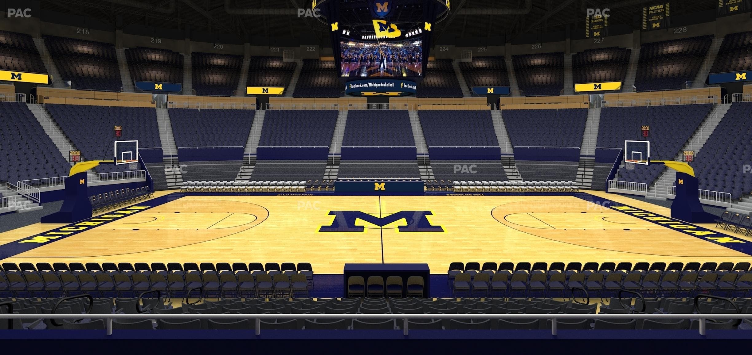 Crisler Center - Section 105 Seat View