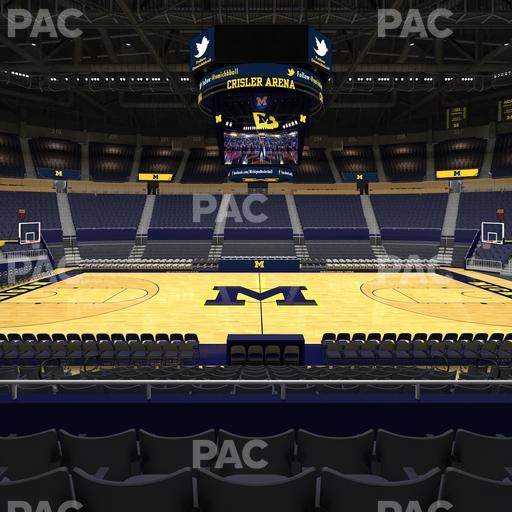 Crisler Center - Section 105 Seat View