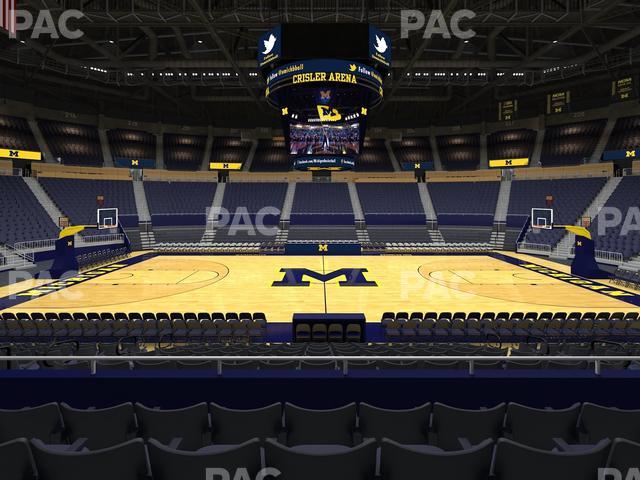 Crisler Center - Section 105 Seat View