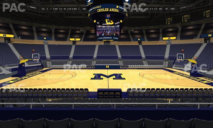 Crisler Center - Section 105 Seat View