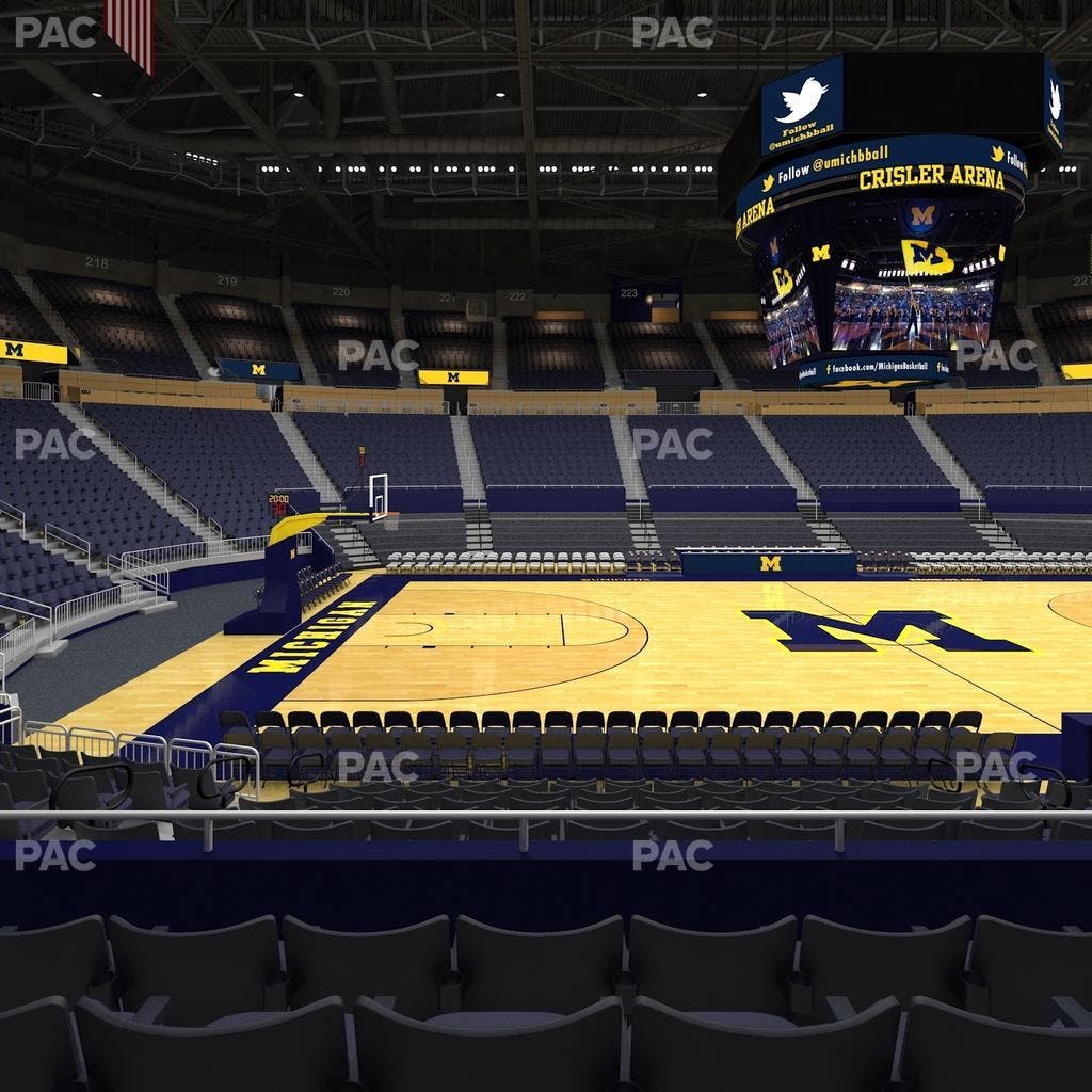 Crisler Center - Section 106 Seat View
