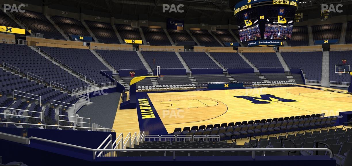 Crisler Center - Section 108 Seat View