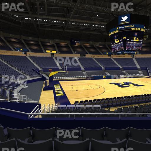 Crisler Center - Section 108 Seat View