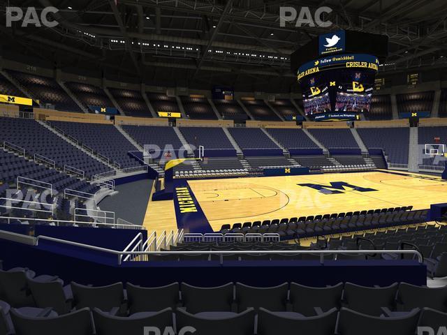 Crisler Center - Section 108 Seat View