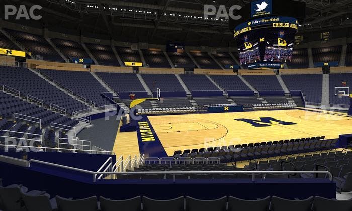 Crisler Center - Section 108 Seat View