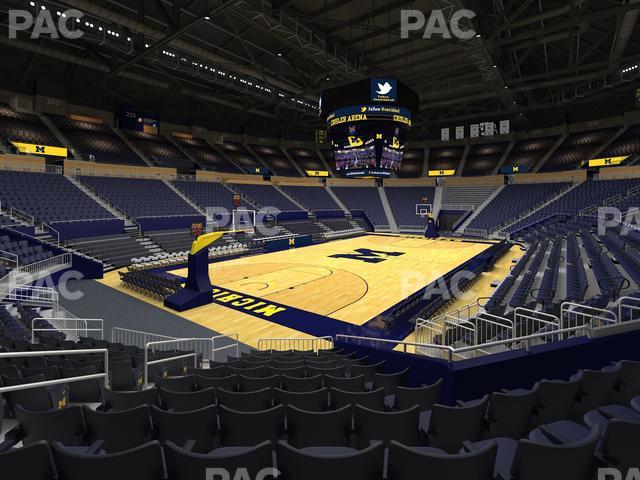 Crisler Center - Section 110 Seat View
