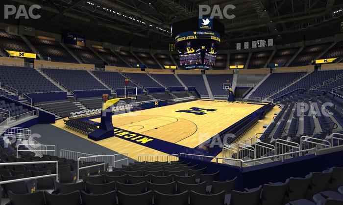 Crisler Center - Section 110 Seat View
