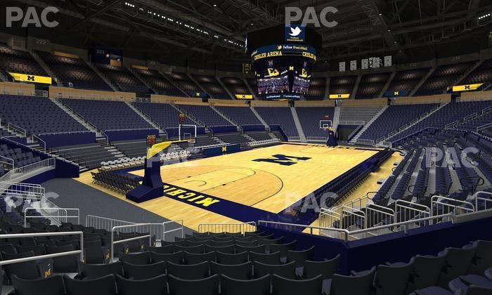 Crisler Center - Section 110 Seat View