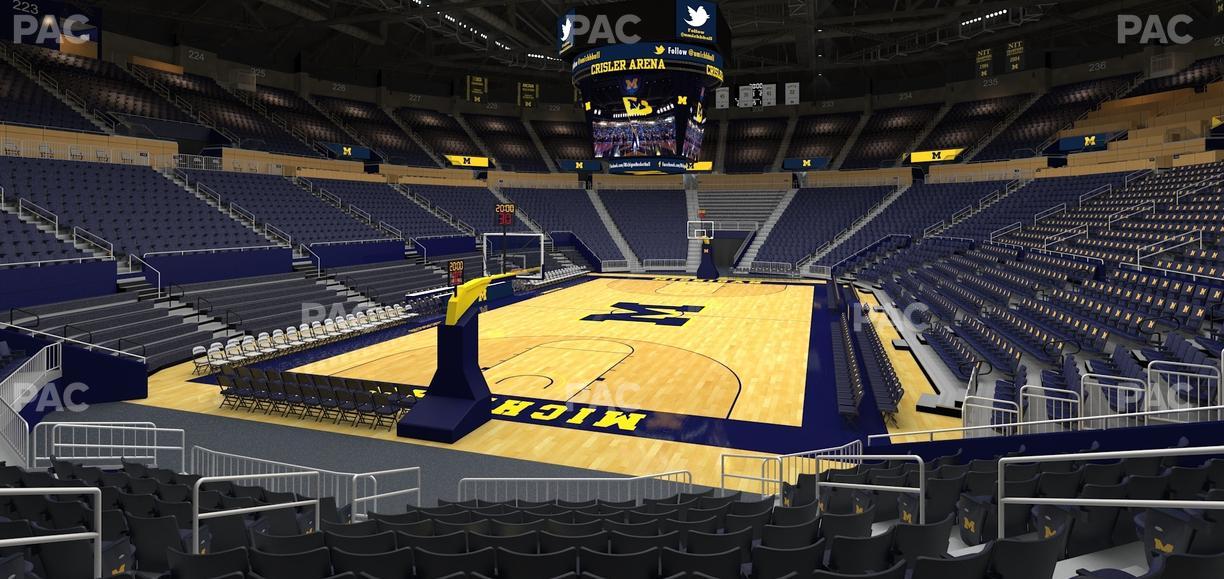 Crisler Center - Section 112 Seat View