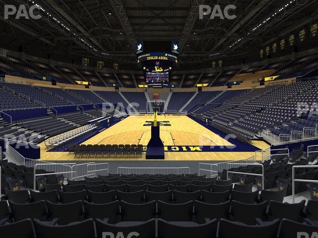 Crisler Center - Section 114 Seat View