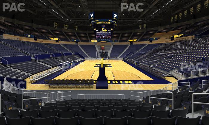 Crisler Center - Section 114 Seat View