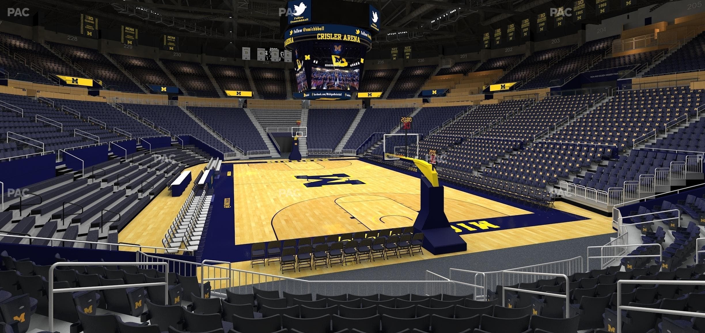 Crisler Center - Section 116 Seat View