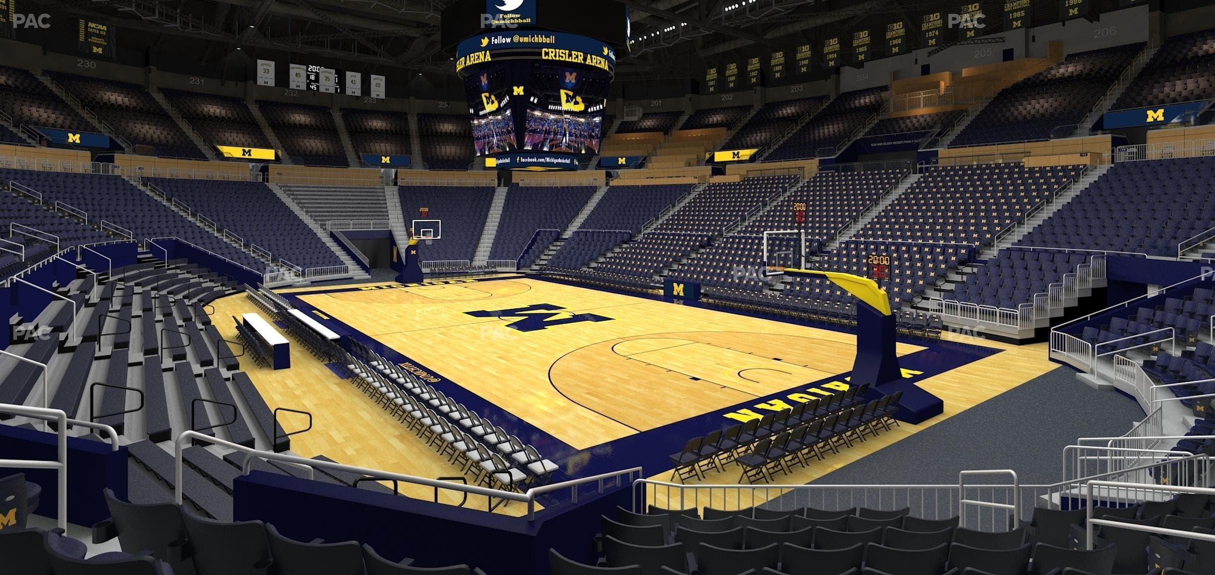 Crisler Center - Section 118 Seat View