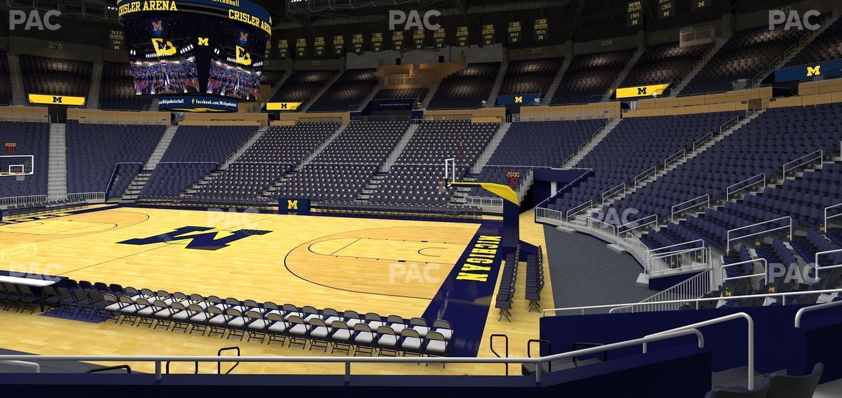 Crisler Center - Section 120 Seat View