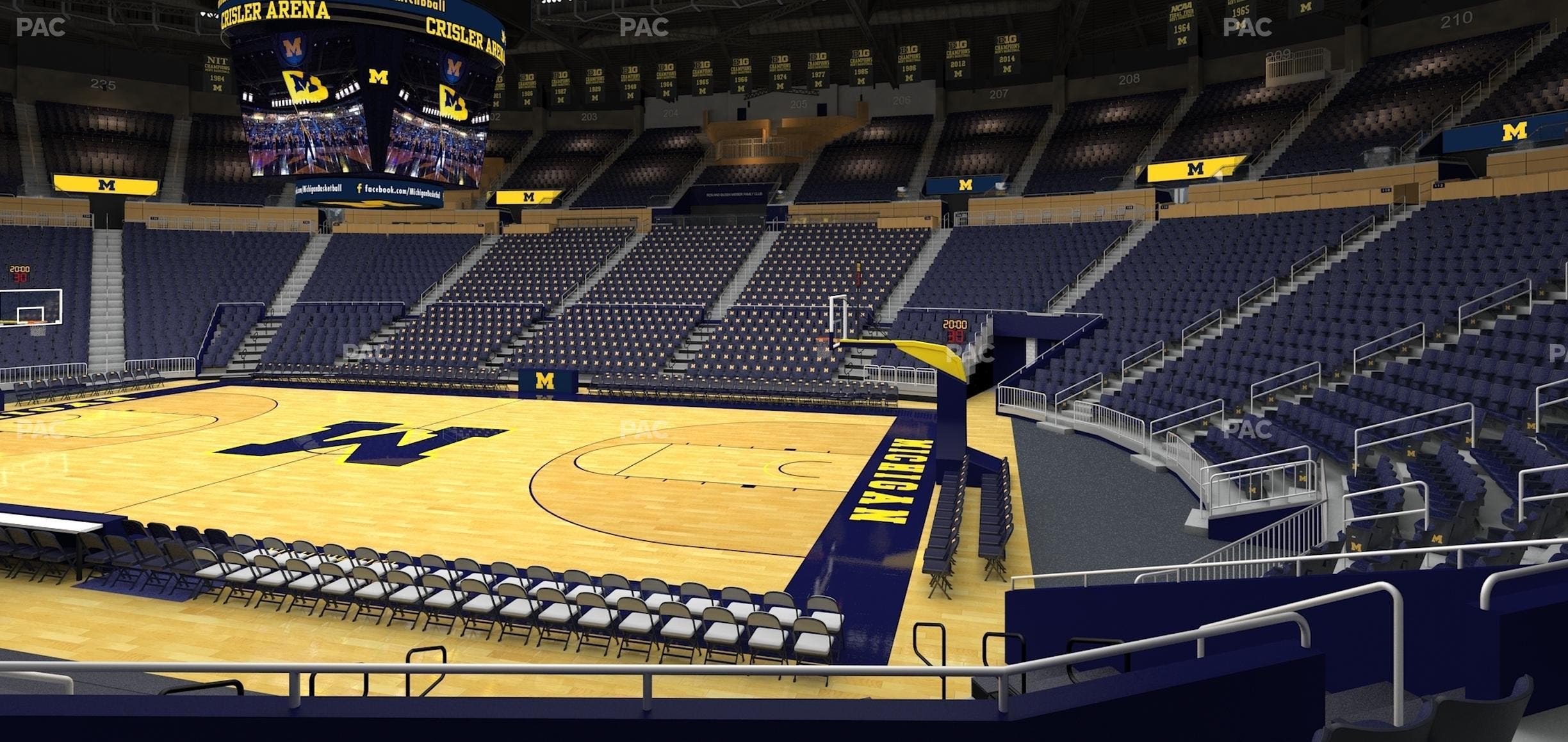 Crisler Center - Section 120 Seat View