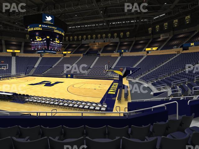 Crisler Center - Section 120 Seat View