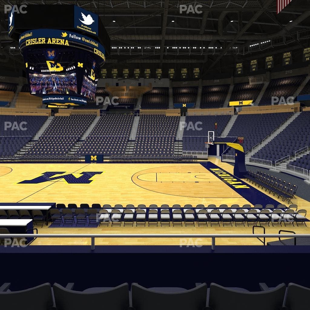Crisler Center - Section 122 Seat View