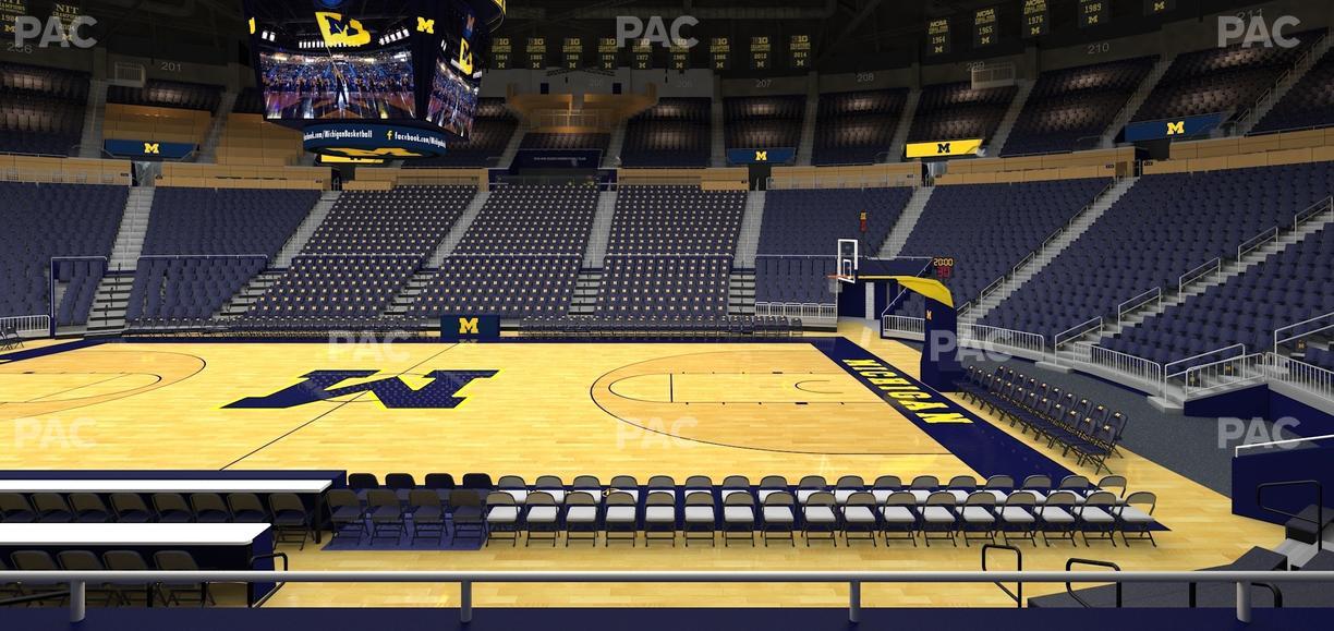 Crisler Center - Section 122 Seat View