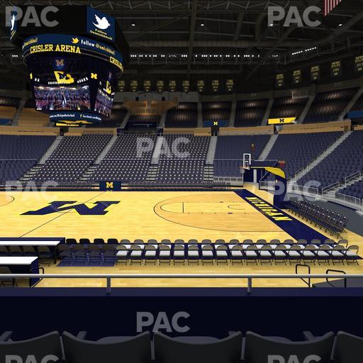 Crisler Center - Section 122 Seat View