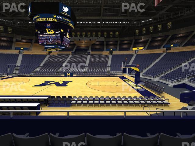 Crisler Center - Section 122 Seat View