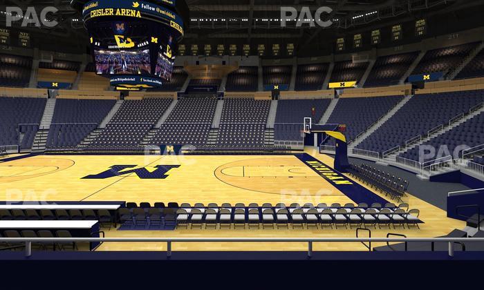 Crisler Center - Section 122 Seat View