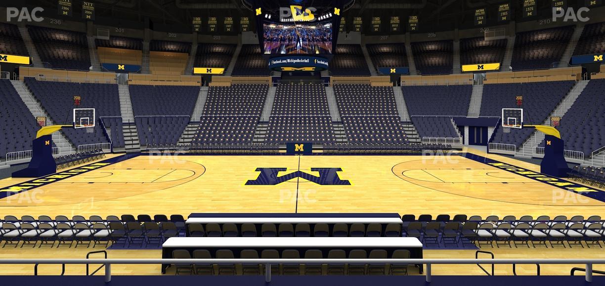 Crisler Center - Section 123 Seat View