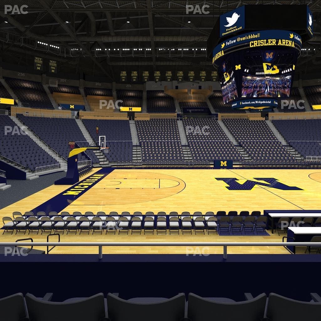 Crisler Center - Section 124 Seat View