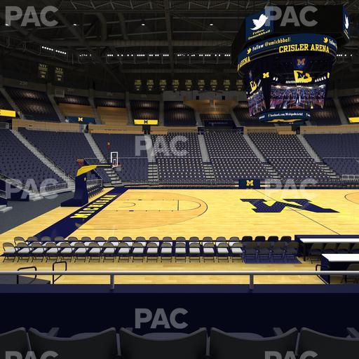Crisler Center - Section 124 Seat View