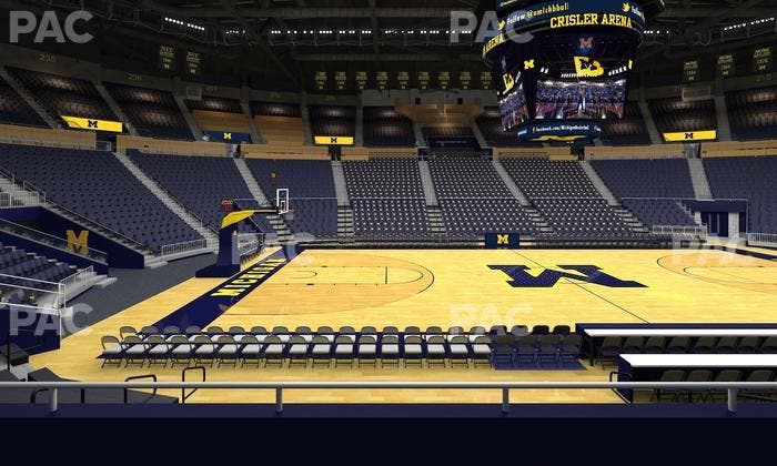 Crisler Center - Section 124 Seat View