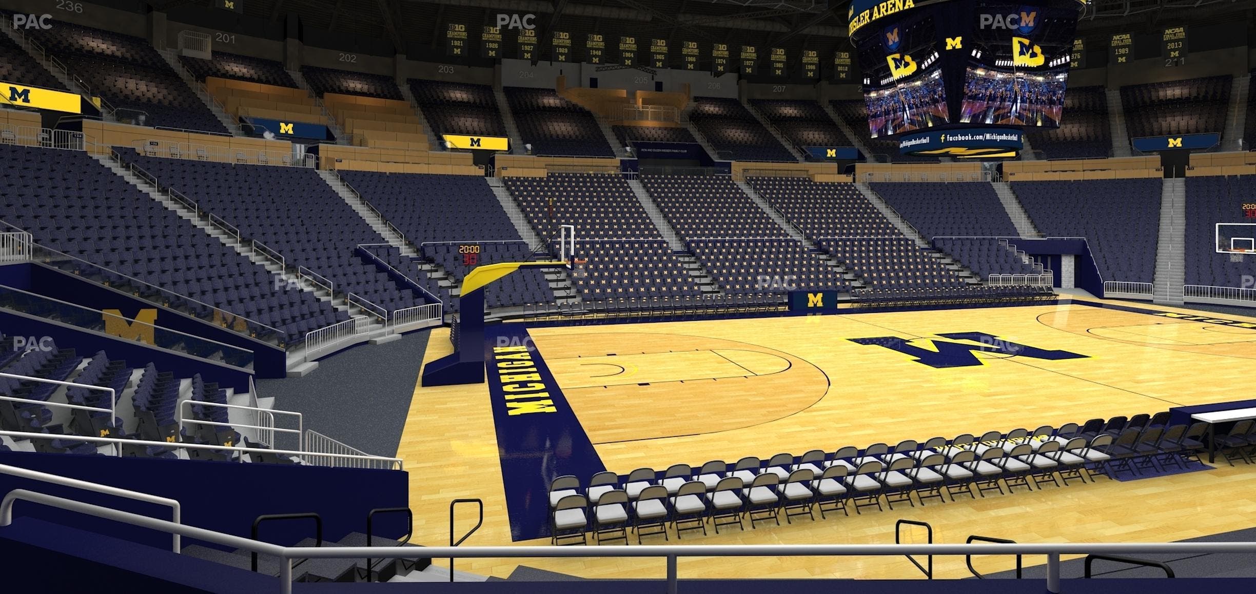 Crisler Center - Section 126 Seat View