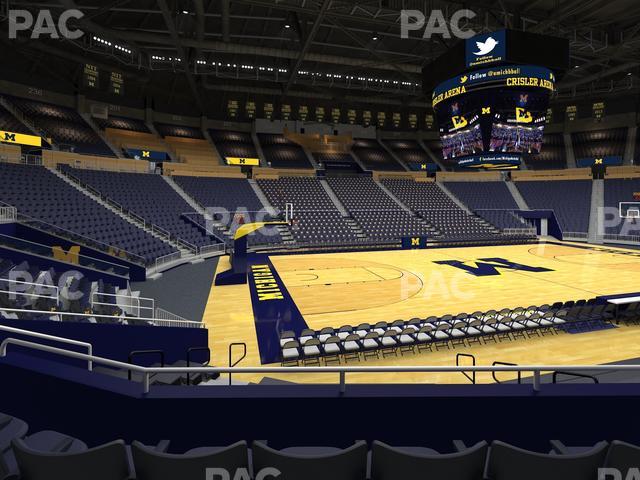 Crisler Center - Section 126 Seat View