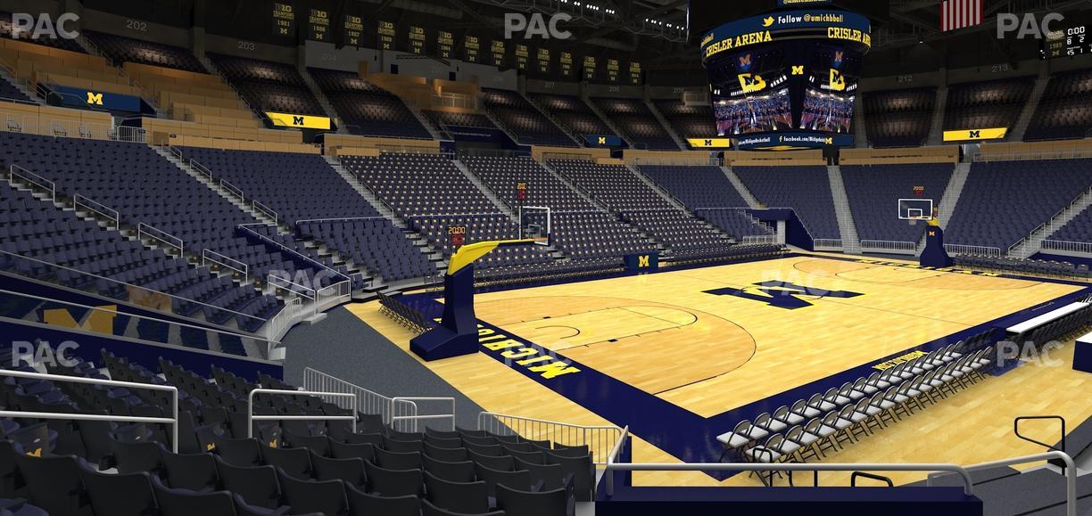 Crisler Center - Section 128 Seat View