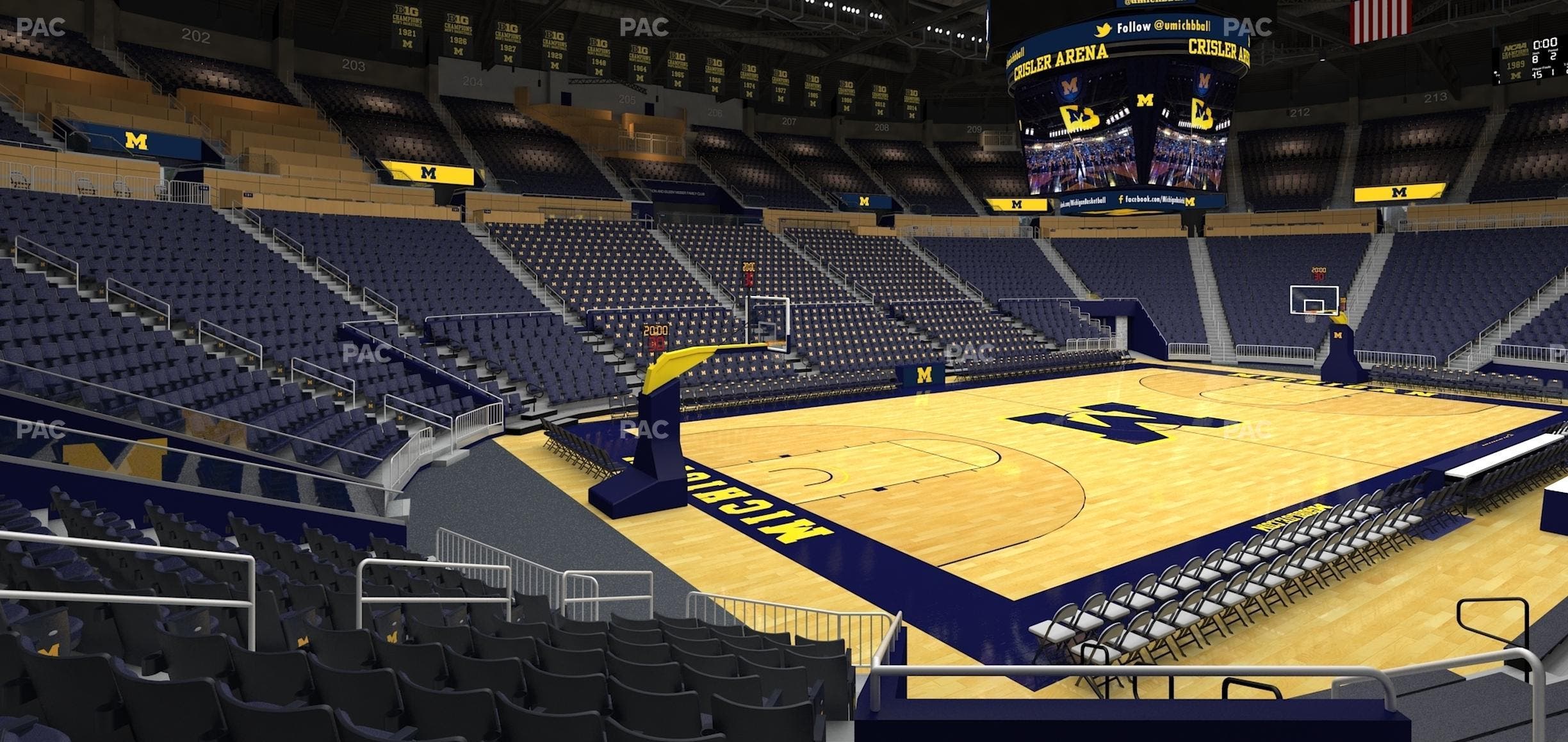 Crisler Center - Section 128 Seat View