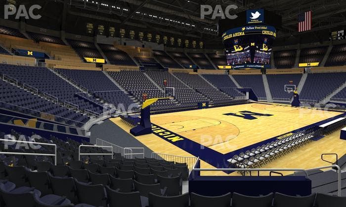 Crisler Center - Section 128 Seat View