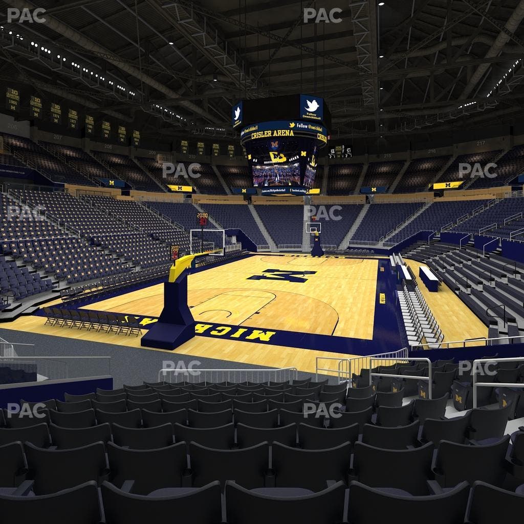 Crisler Center - Section 130 Seat View