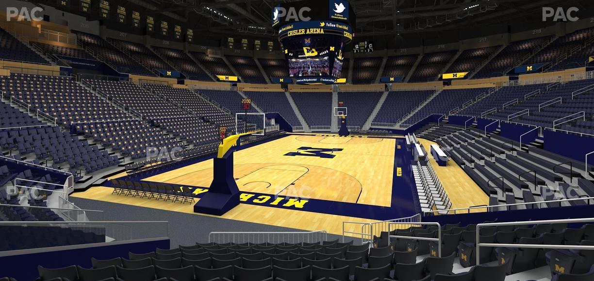 Crisler Center - Section 130 Seat View