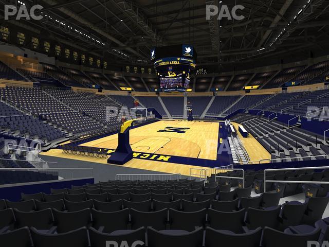 Crisler Center - Section 130 Seat View